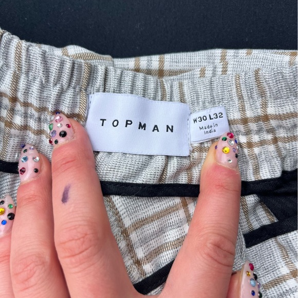 Topman Plaid Pants - Picture 7 of 8